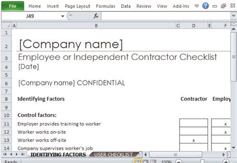 Excel Contract Template Collection