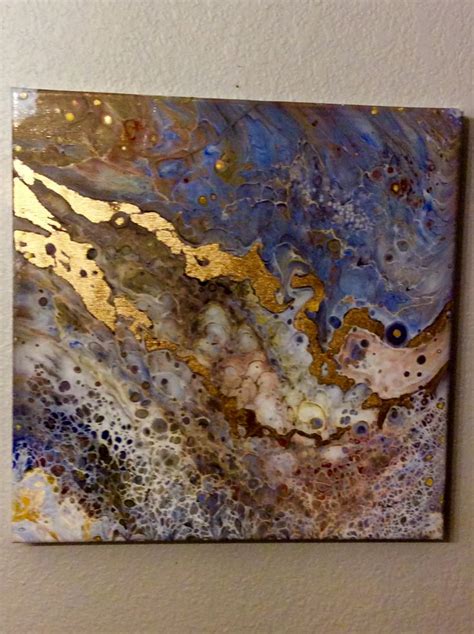 Dirty Acrylic Pour Elmers Glue Alcohol Wd40 Distilled Water And