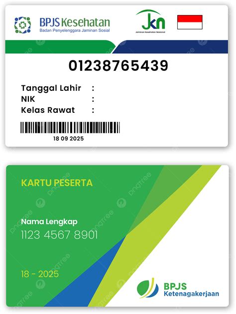 بطاقة صحية إندونيسية Bpjs إندونيسي صحي بطاقة Png والمتجهات للتحميل مجانا