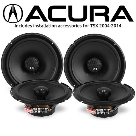 Acura tsx 2004-2014 factory speaker upgrade nvx (2) nsp65 kit