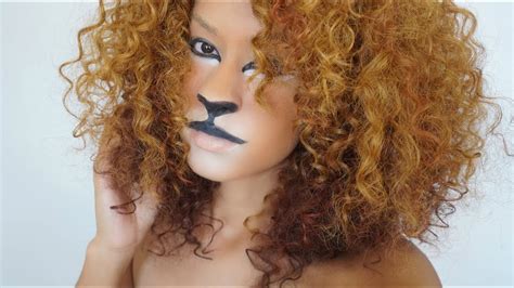 Lioness Halloween Makeup Tutorial Youtube
