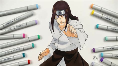 How To Draw Neji Hyuga Naruto Easy Step By Step Youtube Otosection