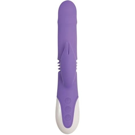 Evolved Thick And Thrust Bunny Vibe Purple Sex Toys And Adult Novelties