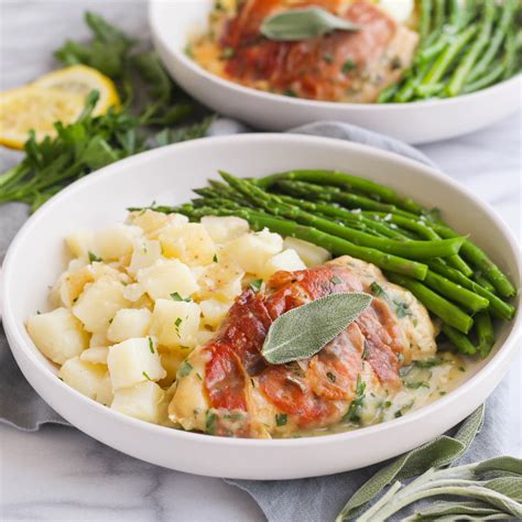 Chicken saltimbocca with spinach & potatoes. chicken saltimbocca-12 - Zen & Spice