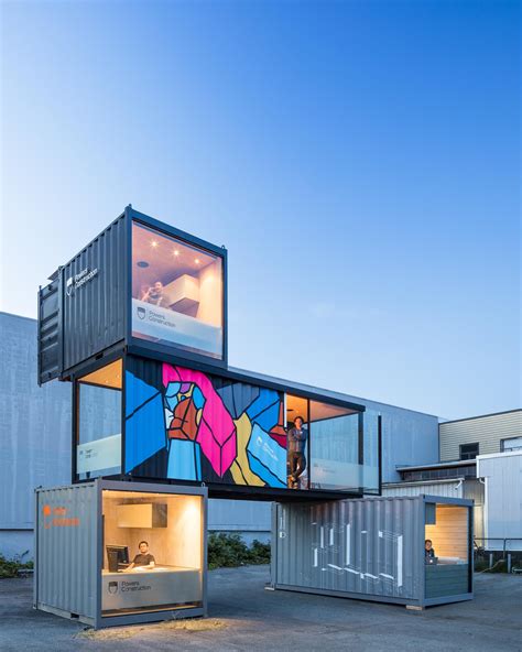 Site Offices Powers Construction Shipping Container Design