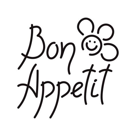 Bon Appetit Signs Drawing Stock Photos Pictures And Royalty Free Images