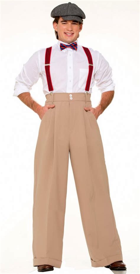 Roaring 20s Deluxe Mens Costume Pants Candy Apple Costumes 20s