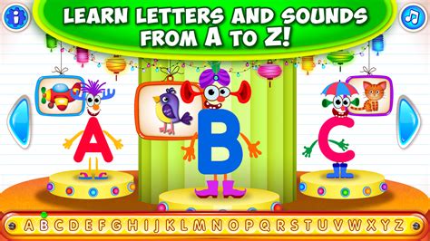 Kindergarten kids learning games presents, educative fun games for toddlers & preschool children. Super ABC Learning games for kids Preschool apps for ...