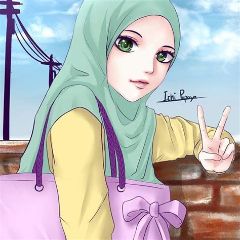 Gambar Kartun Muslimah Lucu Drone Fest