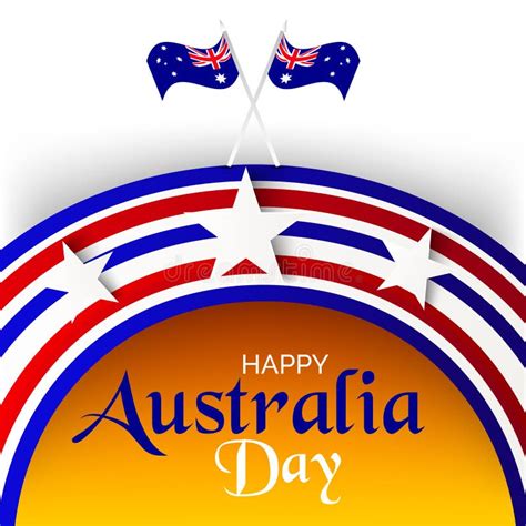 Happy Australia Day Stock Illustration Illustration Of Celebration 159131721