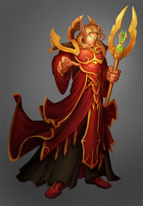 Male Blood Elf Art World Of Warcraft The Burning Crusade Art Gallery