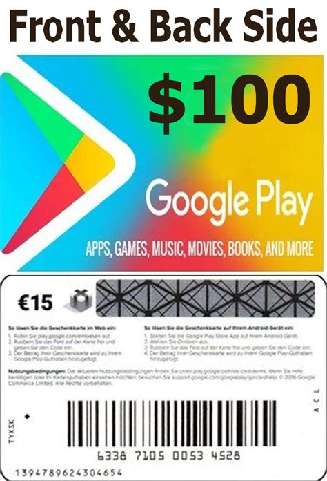 Free Code Google Play Gift Card Enter The Code On From The Google Play