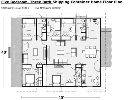 Shipping Container Home Floor Plans Homes Decor Ideas