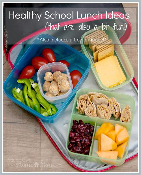 Healthy school lunch ideas that are also a bit fun