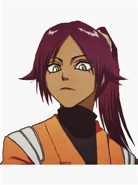 Yoruichi Shihouin Bleach Sticker For Sale By Japantouch Redbubble