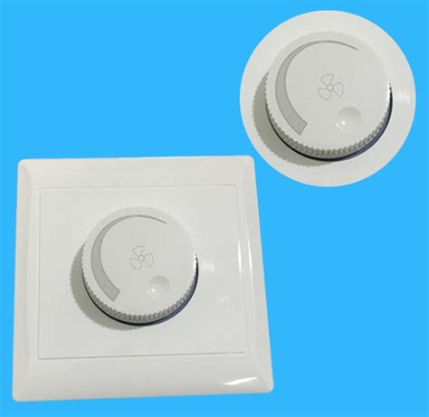 To know whether a dimmer switch is intended for use with a fan, just remove the switch cover. 220V 10A Adjustment Ceiling Fan Speed Control Switch Wall ...