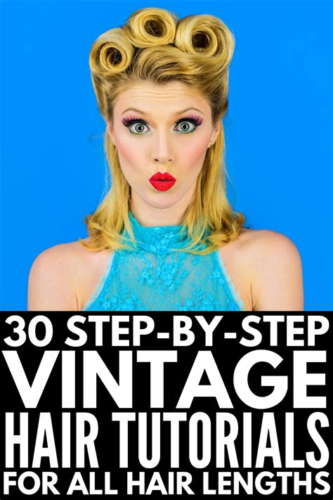 30 Step By Step Vintage Hairstyles For All Hair Lengths 1940s