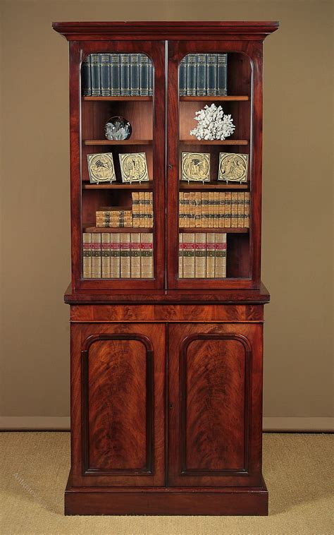 Narrow Mahogany Bookcase C1850 Antiques Atlas