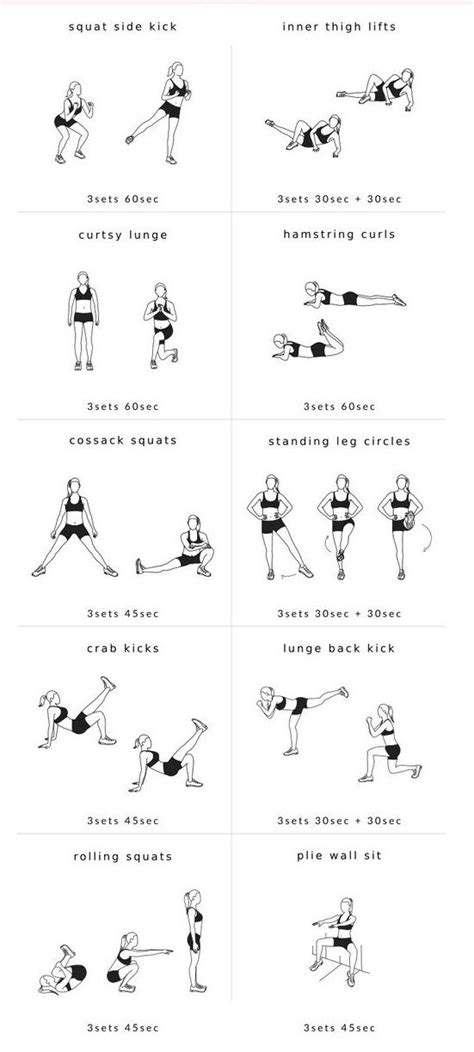 Rimettiamoci in movimento con alcuni semplici esercizi per snellire e tonificare cosce e glutei senza necessariamente andare in palestra e affrontare estenuanti sedute di allenamento. workout gambe e glutei | Glutei, Allenamento glutei ...