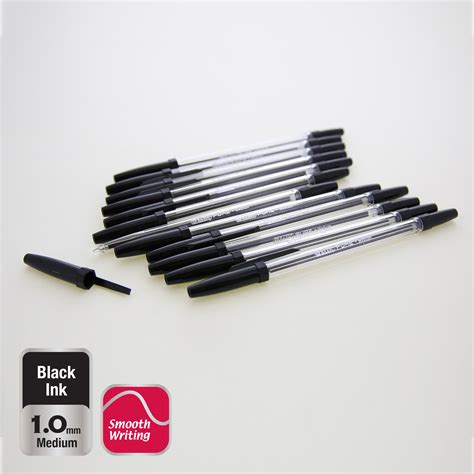 Bazic Pure Black Stick Pen 12pack Bazic Products