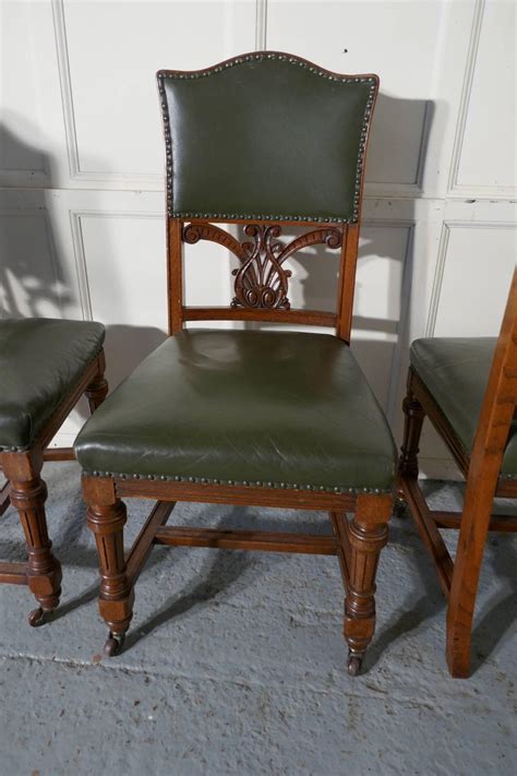 Enjoy free shipping on most stuff, even big stuff. Set of 11 Arts and Crafts Golden Oak and Leather Dining ...