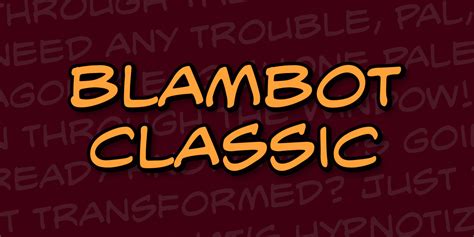 Blambot Classic Blambot Comic Fonts And Lettering