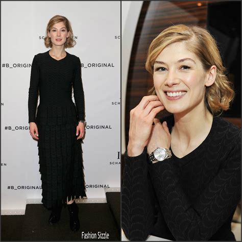 Rosamund Pike In Azzedine Alaia Pilots Watches Novelties Launch