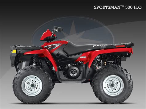 Previous owner said it had sat for 2 years, then it was started 3 times in the last year but ran real rough and then they. POLARIS Sportsman 500 H.O. specs - 2008, 2009 - autoevolution