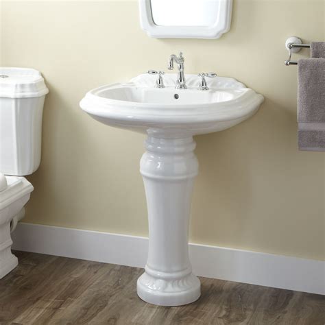 Maybe you would like to learn more about one of these? Backsplash Pedestal Sink | Signature Hardware