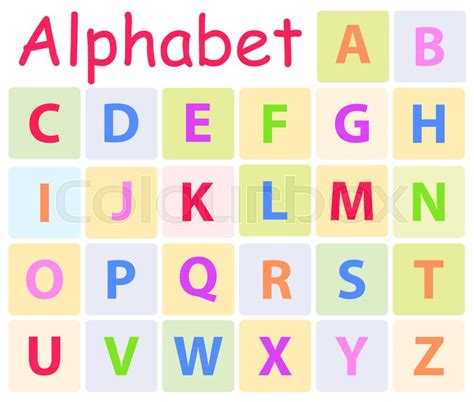 It originated around the 7th century from latin script. Alfabet, maskinskrift, bestanddel | stock vektor | Colourbox