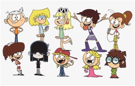 Lincoln And His Nine Sisters All The Loud House Characters Free