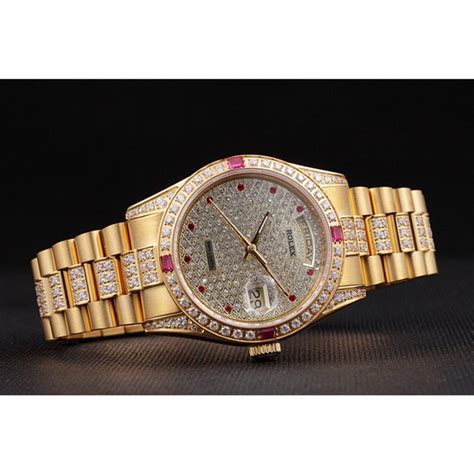 Being a jewelry lover and diamond collector (and a consumer like you), i personally tested and reviewed over 100s of businesses both. Rolex Day-Date Diamonds Yellow Gold-SRL184 621614 - Best ...