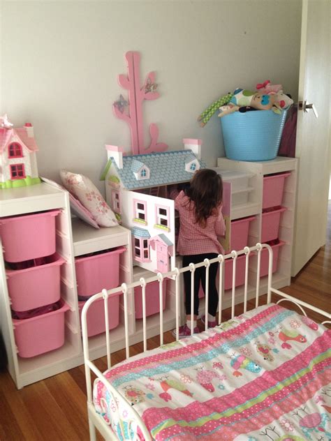 Ikea Trofast Storage Bedroom Toys Girl Room Toy Rooms