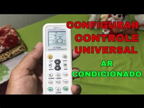 Como Configurar Controle Universal De Ar Condicionado Youtube