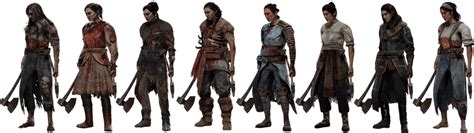 All Huntress Outfits With Human Skin And Hair Styles Deadbydaylight