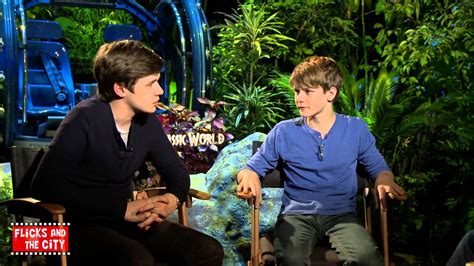 Jurassic World Interview Nick Robinson And Ty Simpkins Youtube