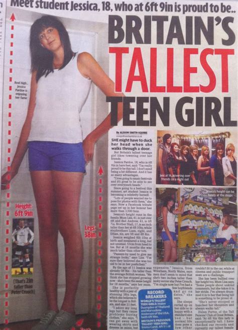 Jessica 6ft 9 Britains Tallest Girl