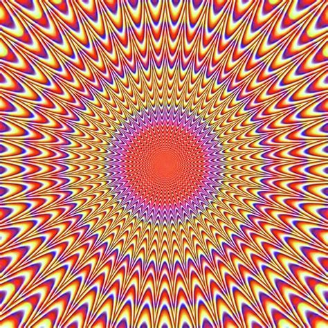 Moving Sun Digital Art By Optical Illusion Pixels