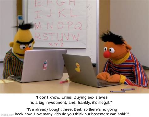 Bert And Ernie Surf The Darkweb Imgflip