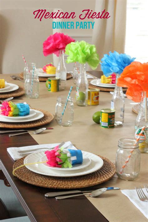 Themed dinner parties require your guests to get involved. {Dinner Party Ideas} - Mexican Fiesta Party | Mexican ...