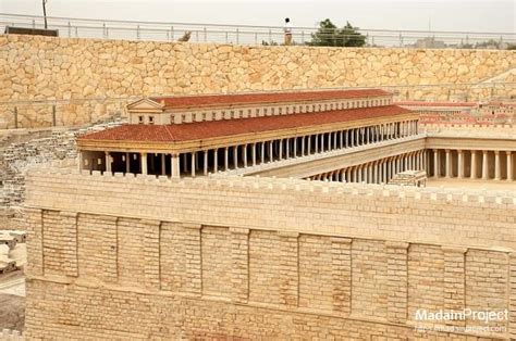 Temple Mount Holyland Model Of Jerusalem Madain Project En