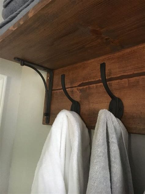This Rustic Towel Rack Is A Great Decor Option For Your Home The Towel