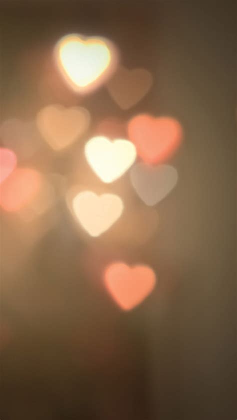 Heart Shaped Lights Iphone Wallpapers Free Download