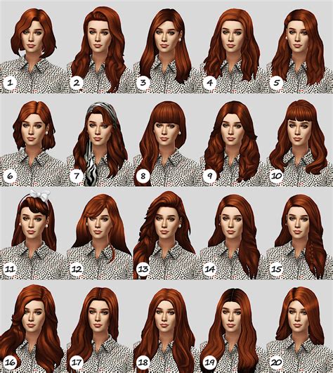 Downloads Sims 4 Cas Sims 1 Jessi Kpop Soft Wavy Hair Sims Love