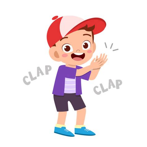 Kids Clapping Illustrations Royalty Free Vector Graphics And Clip Art