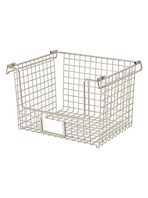Idesign Classico Steel Stackable Basket Thebay