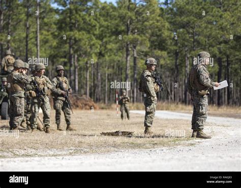 Us Marines With Echo Battery 2nd Battalion 10th Marine Regiment