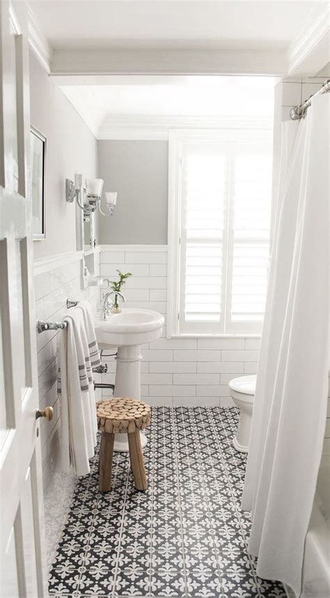 Choosing pink tile for a more vintage feel makes your bathroom floor its own focal point and can lengthen the space a result. 50 Cool Bathroom Floor Tiles Ideas You Should Try - DigsDigs