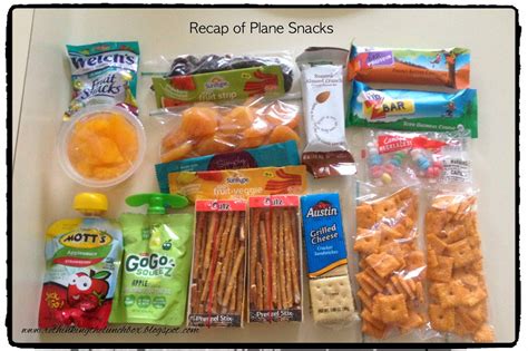 Rethinking The Lunch Box Recap Of Plane Snacks Plane Snacks Snacks