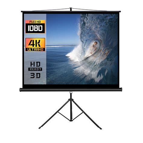 Proht Tripod Projection Screen Type 84 Inch Ratio 43 Portable Indoor